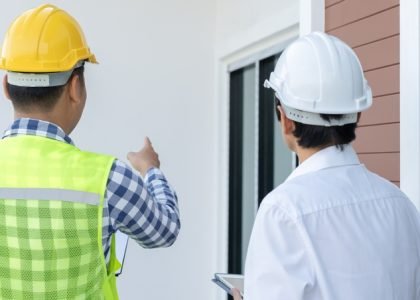 Inspector,Engineer,And,Owner,Project,Is,Inspecting,Construction,And,Quality